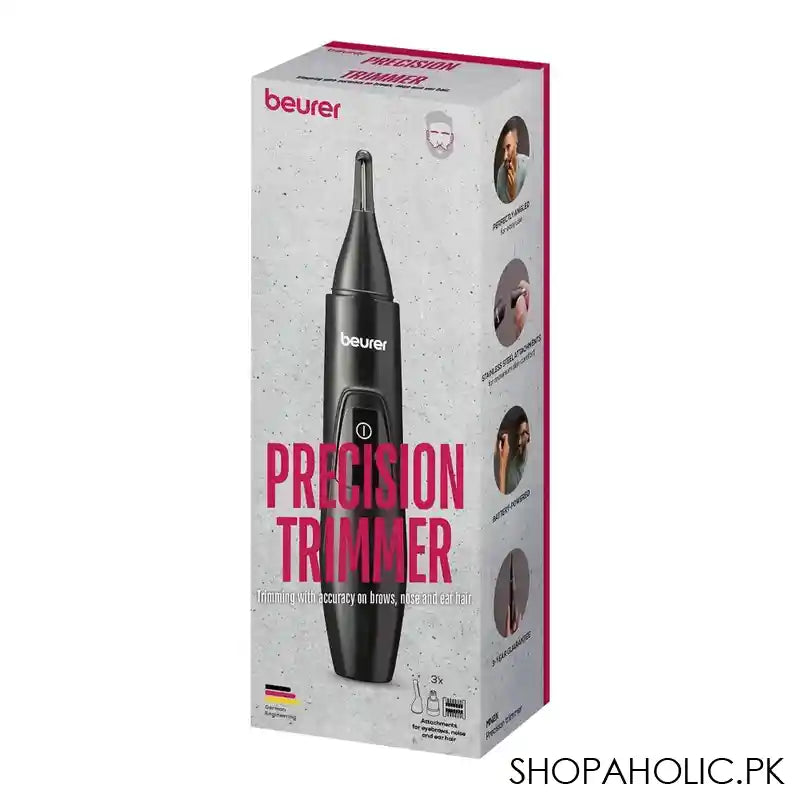 Beurer MN2X Precision Trimmer for Trimming and Shaping Eye, Nose and Ear Hair, Waterproof, 10252 - Image 2