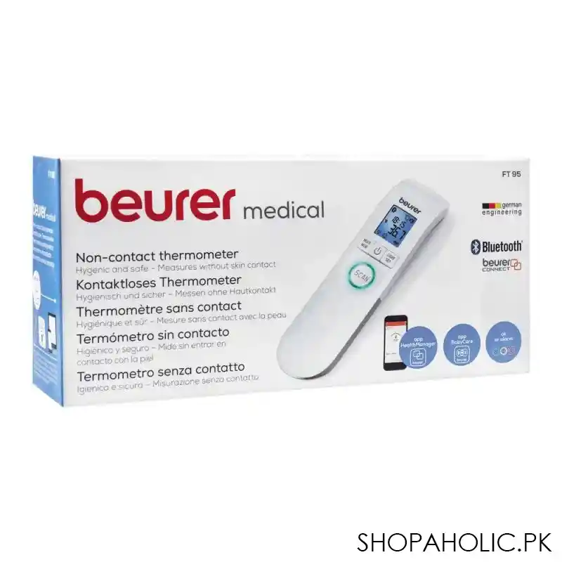 beurer non contact bluetooth thermometer, ft 95 image5