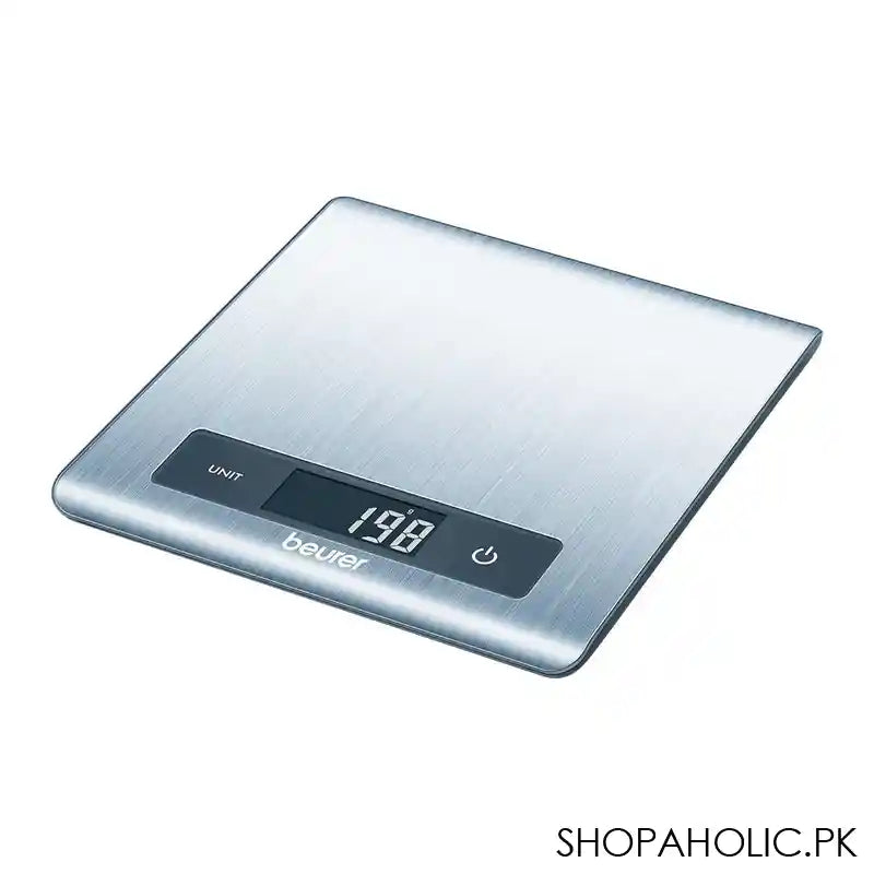 Beurer Wellbeing Stainless Steel LCD Display Kitchen Scale, KS-51 - Main Image