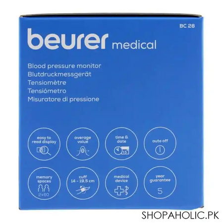 beurer wrist blood pressure monitor, bc 28 image3