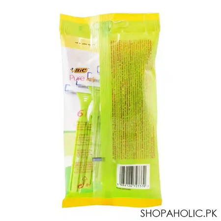 bic pure lady disposable razor, for women, 4+2 pack image4
