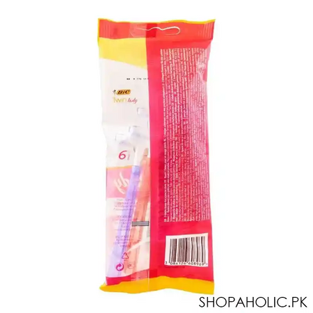 bic twin lady disposable razor, for women, 5+1 pack image5