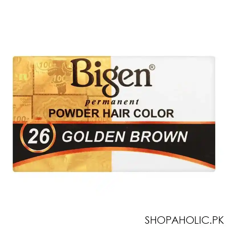 bigen permanent powder hair color, 26 golden brown image5