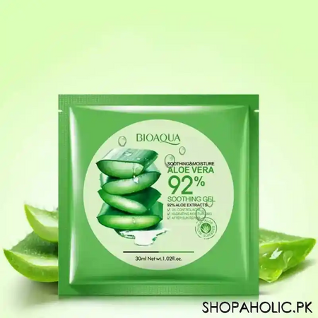 bioaqua aloe vera natural facial mask   short expiry image6