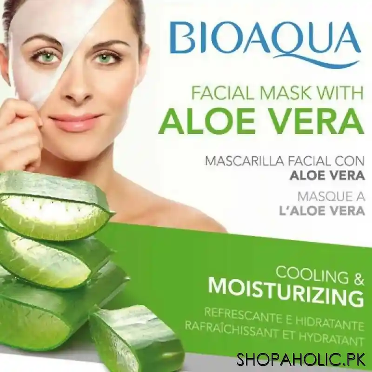 bioaqua aloe vera natural facial mask   short expiry main image