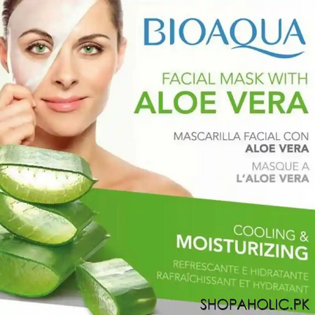 bioaqua aloe vera natural facial mask   short expiry main image