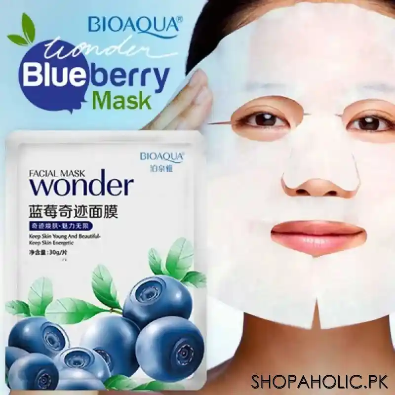bioaqua blueberry wonder facial mask main image