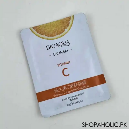 bioaqua cahnsai vitamin c rejuvenating facial mask main image