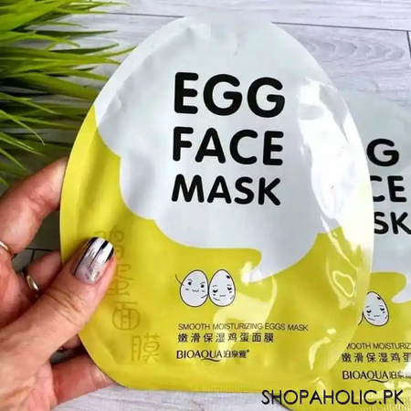 bioaqua egg facial mask main image