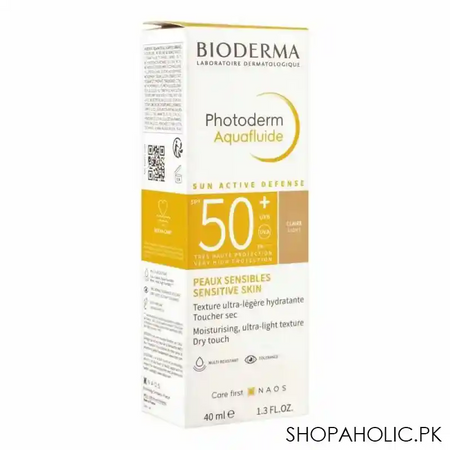 bioderma photoderm aquafluide spf50+ sun active defense, 40ml image2