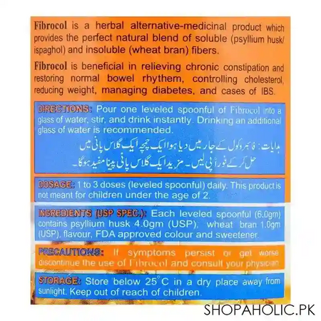 Biogenics Fibrocol, 120g Jar - Image 3