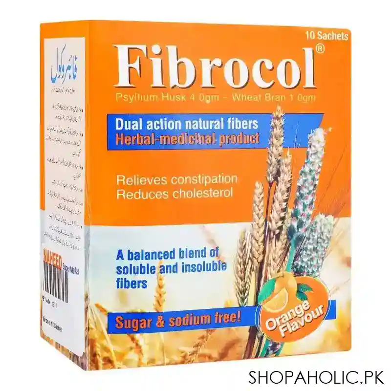 biogenics fibrocol orange sachet, 10 pack main image
