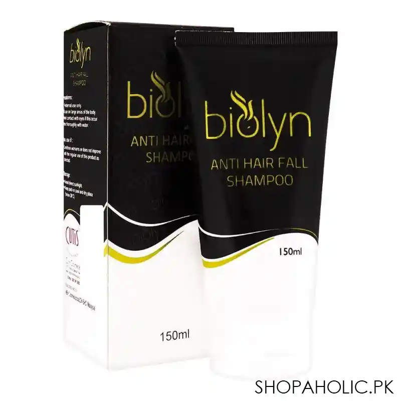 biolyn anti hair fall shampoo, reduces hair fall, 150ml main image