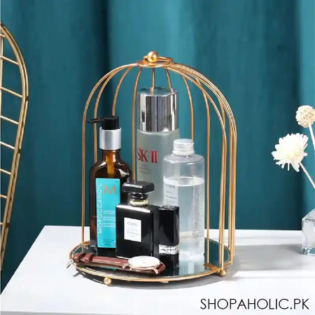 bird cage makeup organizer image2
