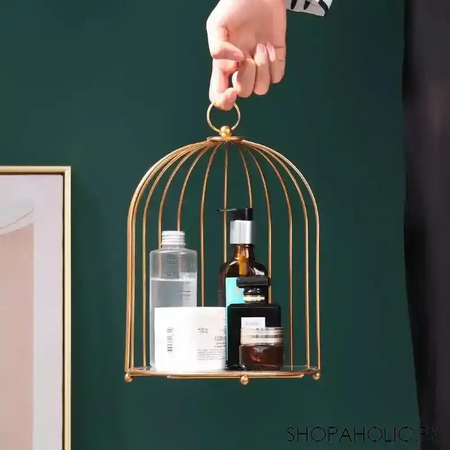 bird cage makeup organizer image3