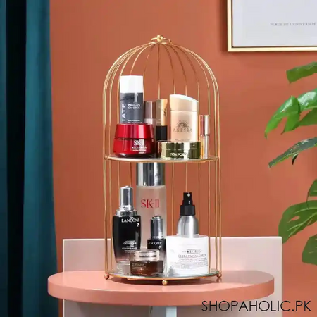 bird cage makeup organizer image4
