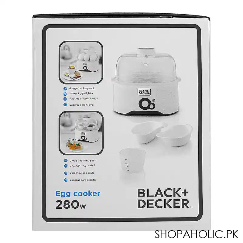 Black & Decker Egg Cooker, EG200-B5 - Image 3