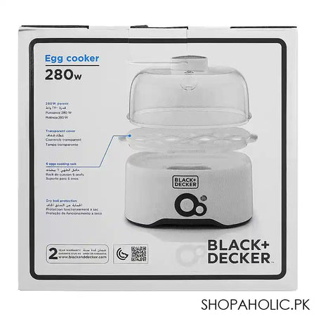 Black & Decker Egg Cooker, EG200-B5 - Image 2