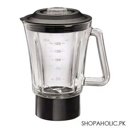 Black & Decker Glass Blender with Grinder and Mincer Chopper, 650 Watts, BX600G - Image 3