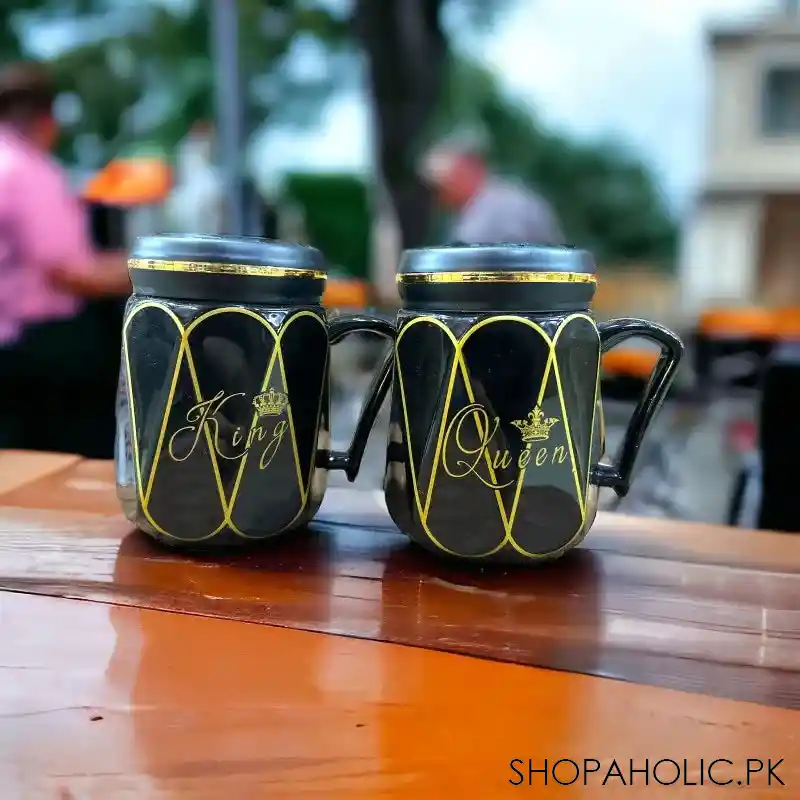 black king queen mug main image