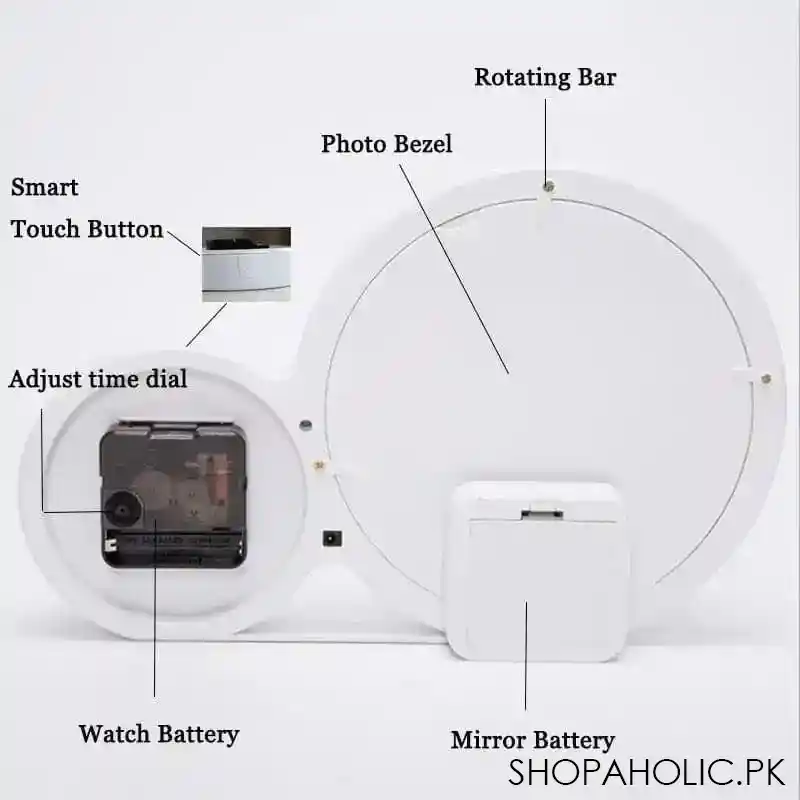 blank magic mirror clock image5