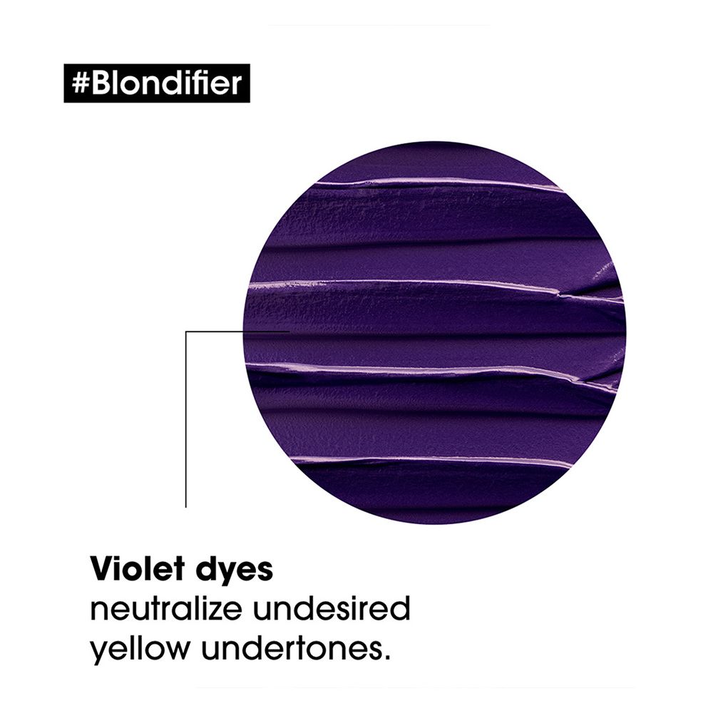 L'Oreal Professionnel Serie Expert Blondifier Shampoo 300 ML - For Highlighted & Bleached Hair With Acai Polyphenols - Image 6