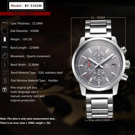 Benyar BY-5102 Corporate Chronograph Edition image 2