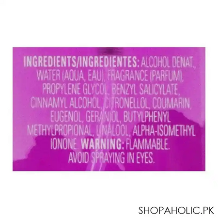body fantasies japanese cherry body spray, for women, 236ml image3