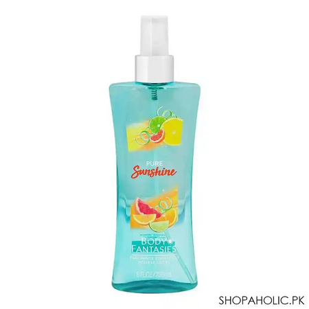 body fantasies pure sunshine body spray, for women, 236ml main image