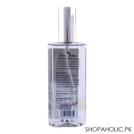 body luxuries iconic for him perfumed body spray, 200ml image2