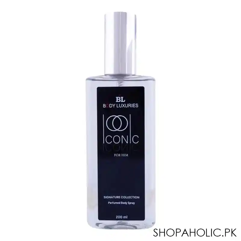 body luxuries iconic for him perfumed body spray, 200ml main image