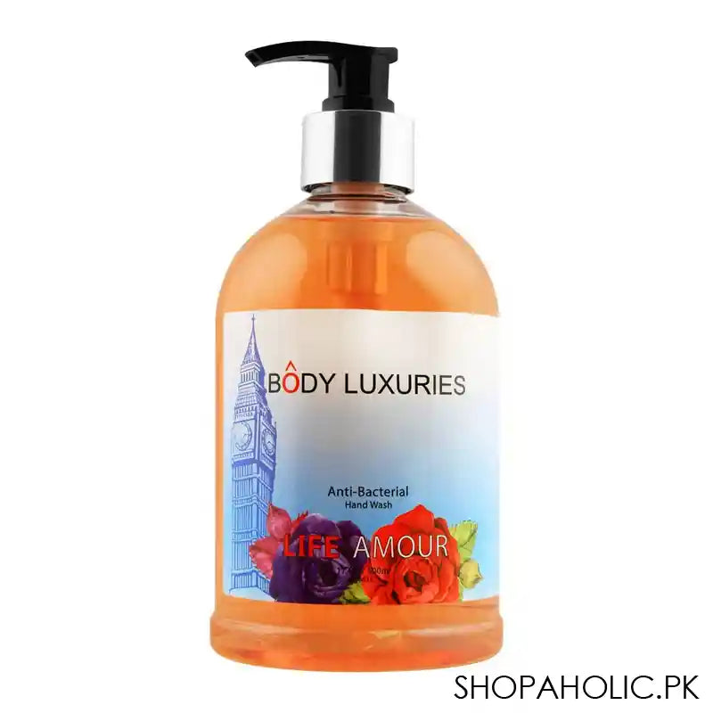 Body Luxuries Life Armour Antibacterial Hand Wash, 500ml - Main Image
