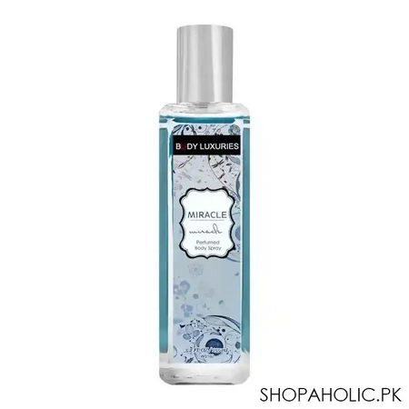 body luxuries miracle perfumed body spray, for women, 155ml main image