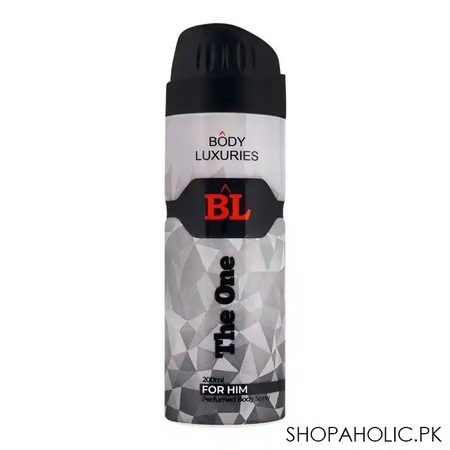 body luxuries the one for him perfumed body spray, 200ml main image