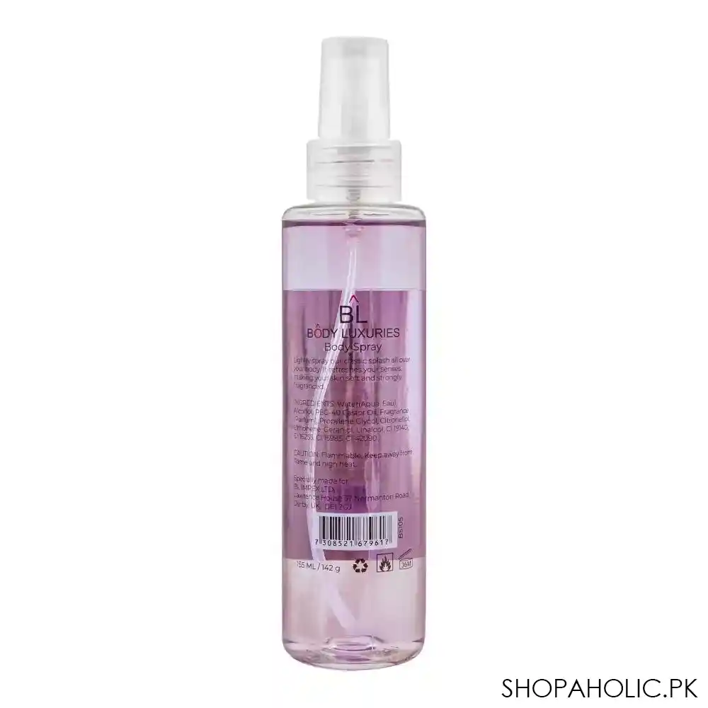 body luxuries warm night body splash, 155ml image2