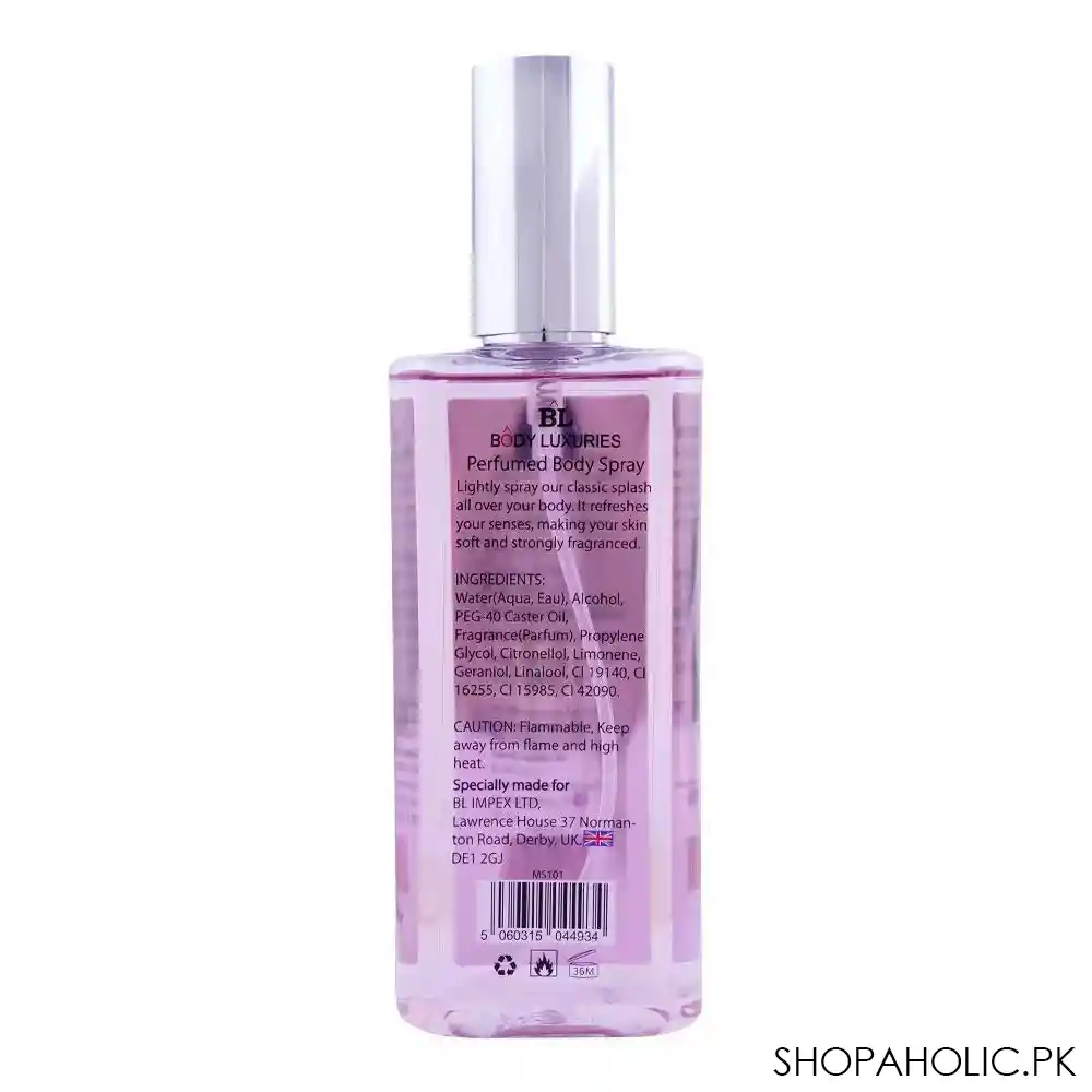 body luxuries xxx for him perfumed body spray, 200ml image2