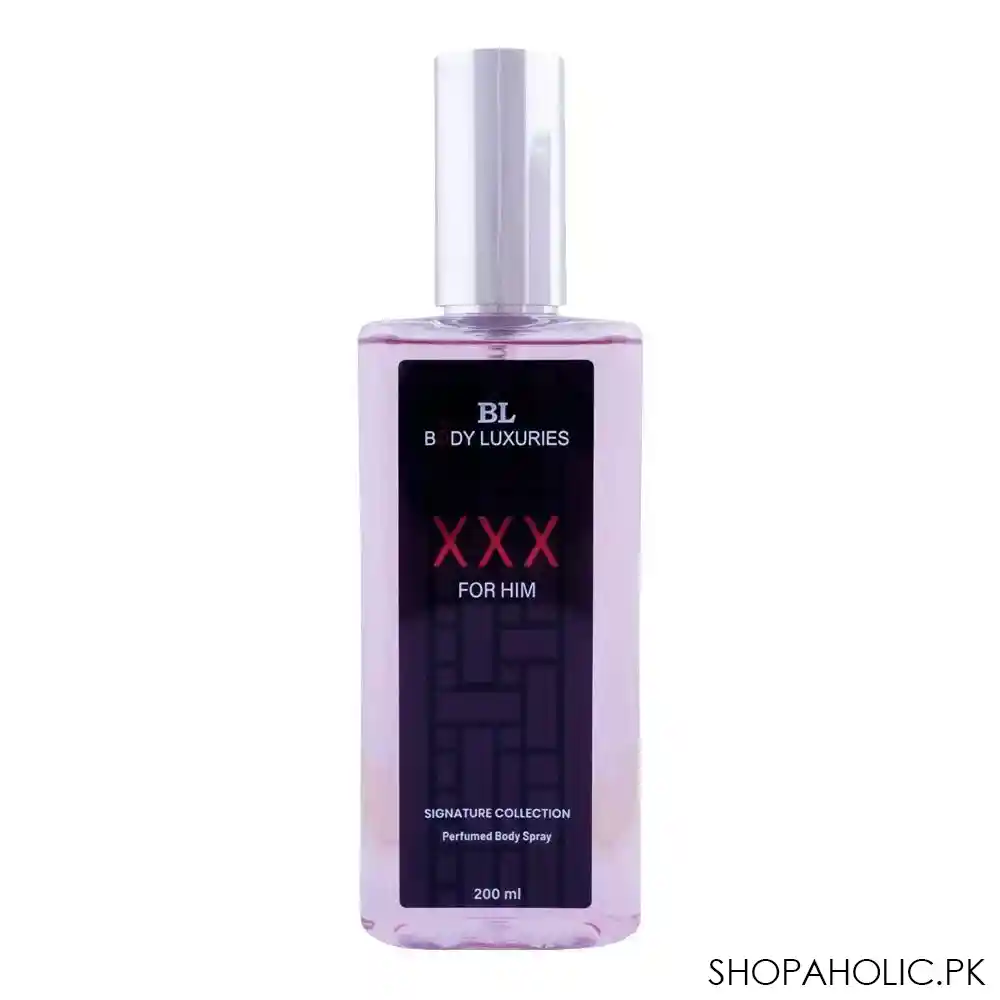 body luxuries xxx for him perfumed body spray, 200ml main image