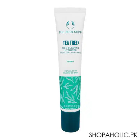 Body Shop Purify Tea Tree Skin Clearing Hydrator, For Blemished Skin, 40ml - Main Image