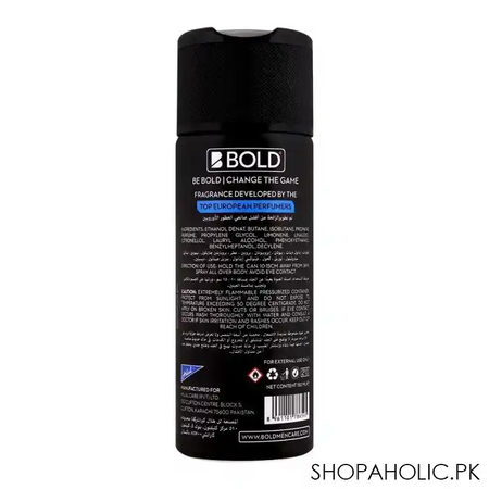 bold infinity long lasting deodorant body spray, 150ml image2