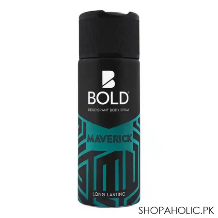 bold maverick long lasting deodorant body spray, for men, 150ml main image