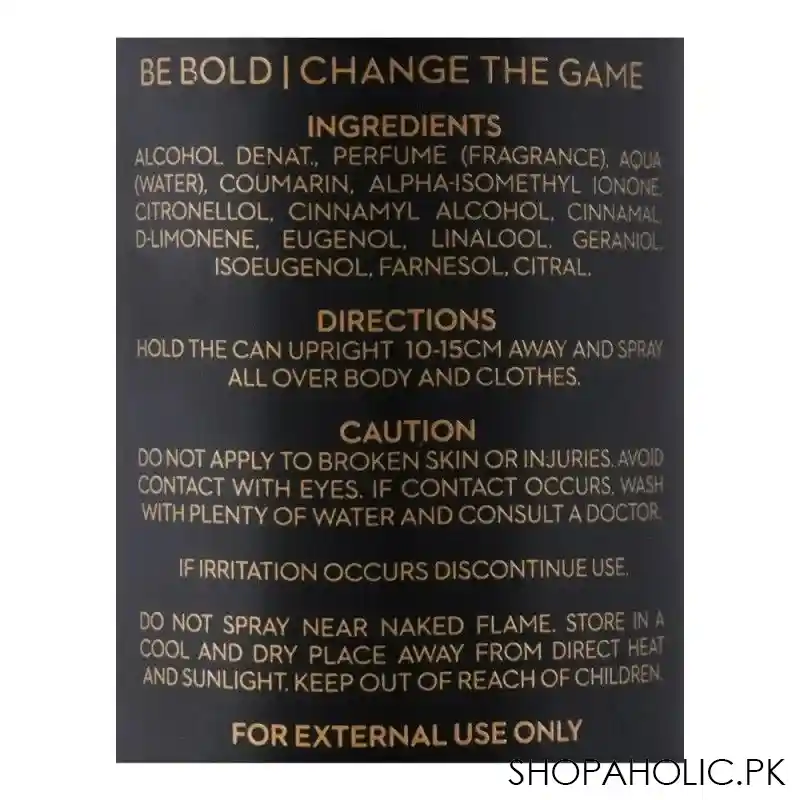 bold oud soul perfumed body spray, 120ml image3