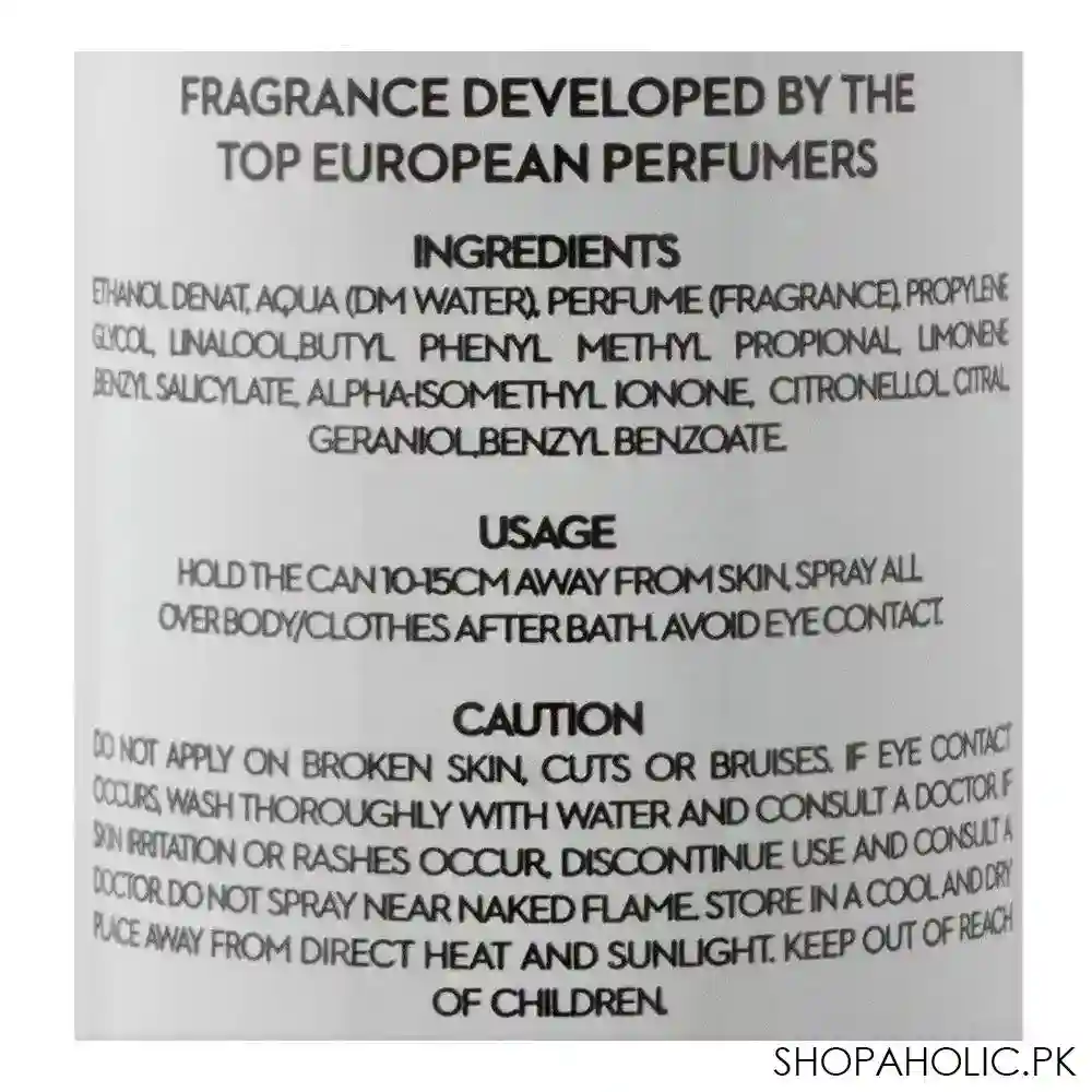 bold pure perfumed body spray, 120ml image3