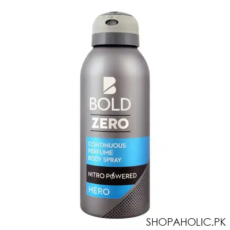 bold zero hero continuous perfume body spray, 120ml main image