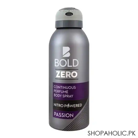 bold zero passion continuous perfume body spray, 120ml main image