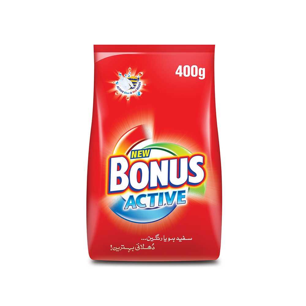 Bonus Active Detergent Powder, 400g - Main Image