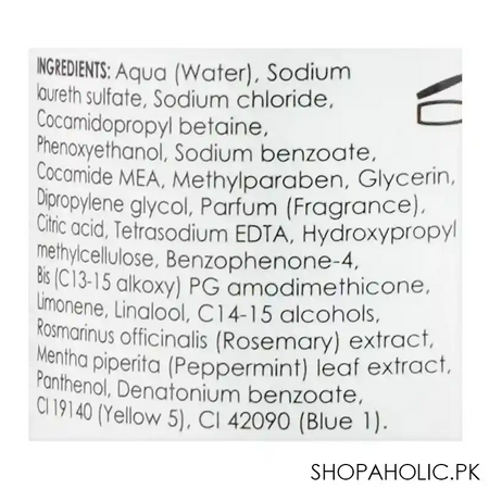 boots ingredients rosemary & mint shampoo, normal to oily hair, 300ml image3