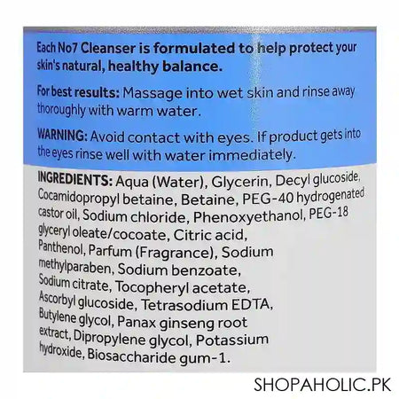 Boots No 7 Foaming Cleaner, 150ml - Image 2