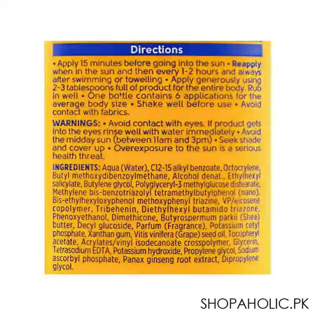 Boots Soltan Protect & Moisturise 50+ Suncare Lotion, 200ml - Image 2