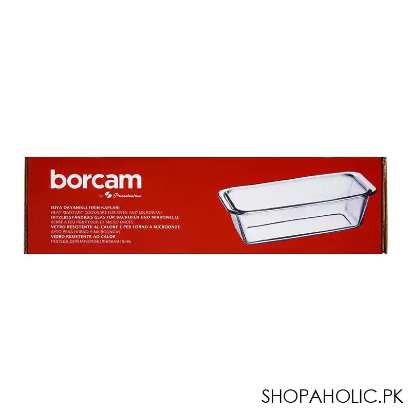 Borcam Midi Rectangular Cake Dish, Ovenware, Glassware & Dishware, 9.84 X 4.53 Inches, 59884 - Image 5