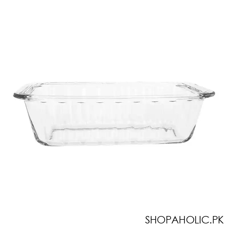 Borcam Midi Rectangular Cake Dish, Ovenware, Glassware & Dishware, 9.84 X 4.53 Inches, 59894 - Image 4